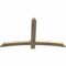 Ekena Millwork Bellingham Rough Sawn Timber Gable Bracket, Douglas Fir, 60"W x 35"H x 2"D x 4"F, 14/12 Pitch GBW060X35X0204BEL00RDF - alternate 2